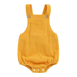 Bretelle senza maniche <span class=keywords><strong>in</strong></span> tessuto <span class=keywords><strong>di</strong></span> <span class=keywords><strong>mussola</strong></span> <span class=keywords><strong>vestiti</strong></span> nuovi nati <span class=keywords><strong>in</strong></span> bianco su misura estate neonato ragazzo ragazza <span class=keywords><strong>cotone</strong></span> bolle bebè pagliaccetto all'ingrosso - Product Image 6