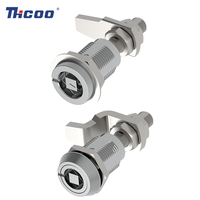 Serrure à came à quart de tour en alliage de zinc, loquet de compression haute sécurité pour armoires industrielles et équipements ferroviaires