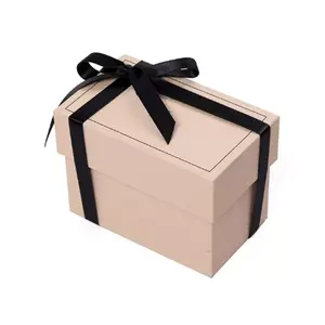 บรรจุภัณฑ์ของขวัญเครื่องประดับที่กำหนดเองกล่องของขวัญ Eid Mubarak สำหรับกล่องของขวัญรอมฎอนปัจจุบัน