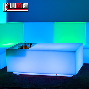 <span class=keywords><strong>Table</strong></span> de cocktail moderne à LED, éclairage RGB changeant de couleur, <span class=keywords><strong>table</strong></span> en plastique illuminée pour hôtel, restaurant, extérieur et intérieur - Product Image 1
