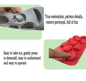 Moule en silicone pour bonbons au chocolat, fraises/ananas/pommes/raisins, moules de cuisson pour glaçons, gelée et biscuits - Product Image 6