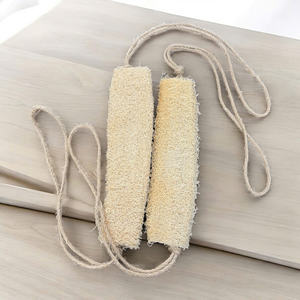 High Quality Whole Natural Loofah Back <b>Scrubber</b> Belt Deep Cleansing and Effectively Removes Dead <b>Skin</b> Cells - Product Image 2
