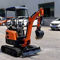 Mini-excavatrice SDLOT 1600 kg, système hydraulique, pelle sur chenilles, pour usage agricole et de construction, moteur Laidong pour modèle CE EPA, exportation Chine