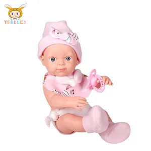 Muñeca bebé realista de silicona, cuerpo suave, ropa cambiable, bonita