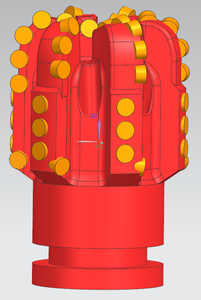 Broca de Diamante Forjada de Alta Qualidade 8.5 <span class=keywords><strong>PDC</strong></span> para Perfuração de Poços de Petróleo e Gás, Marca LONGYUE - Product Image 5