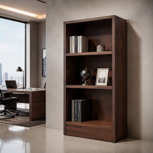 Armadio per Ufficio a 3 Ripiani, Organizzatore Documenti in Legno a Vista per Spazi di Lavoro <span class=keywords><strong>SME</strong></span> - Product Image 6