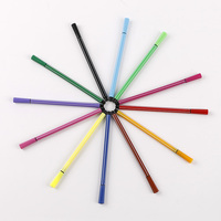 Marqueur d'art de papeterie bon marché, stylo feutre à aquarelle multicolore pour enfants