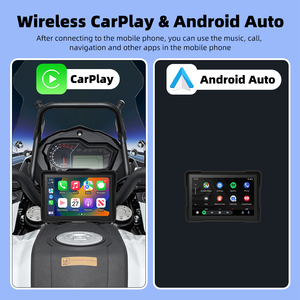 Ekiy 5 Inch Xe Máy Carplay GPS Navigation Màn Hình Hiển Thị Không Dây Carplay Moto Android Tự Động Xách Tay Kỹ Thuật Số Xe Máy - Product Image 3