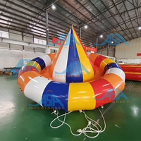 Fou volant filature Disco bateau gonflable rotatif Sports nautiques jouet remorquable équipement de jeu d'eau