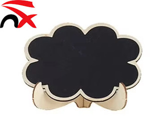 Tại chỗ bằng gỗ nhỏ bảng đen trang trí nhà thủ công bằng gỗ vẽ bảng Đồ trang trí bảng tin nhắn - Product Image 6