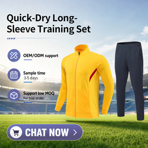 Custom Winter <b>Thermal</b> Soccer Jerseys Men Women Kids Football <b>Tracksuit</b> Kits Fitness Sets Running Training Suit Zipper Sportswear - Product Image 4