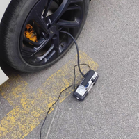 Mini pompe à pneus de voiture 12V, gonflage rapide, gonfleur de pneus portable, pompe à air pour pneus avec lampe torche LED