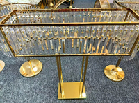 Support de centre de table de luxe pour plantes de printemps, vase boule de fleurs, accessoires de mariage pour la décoration de tables d'événements et de fêtes