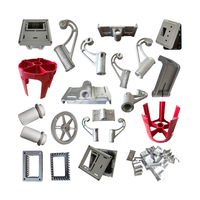 Support d'instrumentation OEM personnalisé de qualité supérieure, moulé en sable, en fonte/aluminium, conception robuste pour équipement industriel