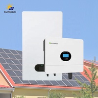 Prix d'Usine Onduleur Growatt Panneau Solaire Jinko Batterie Solaire Système Solaire Kit 5kW 6kW
