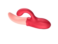 Dual-Motor Zungenleck-Vibrator Doppelte Vibration Oraler Stimulator Silikon-Sensorikspielzeug