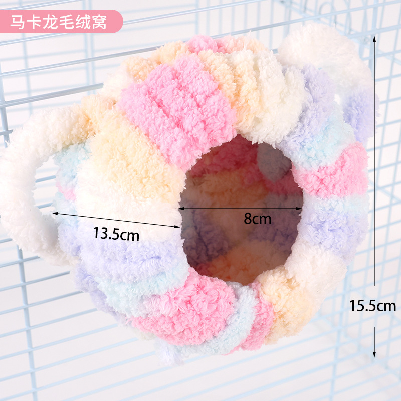 Letto in peluche Macaron
