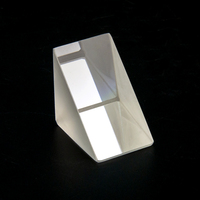 Prisme pyramide en cristal, prisme arc-en-ciel à générateur d'énergie triangulaire, lentille auriculaire à Cube lumineux, vente en gros