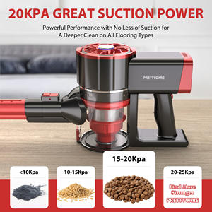 <span class=keywords><strong>Prettycare</strong></span> W100 Cyclone <span class=keywords><strong>Aspiradora</strong></span> inalámbrica sin bolsa con batería de iones de litio HEPA Luces LED Uso ligero y seco - Product Image 3