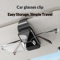 Clip de fixation pour lunettes de voiture, organisateur multifonctionnel pour lunettes de soleil et porte-documents, fixation pour pare-soleil