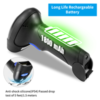 Escáner de código de barras USB con cable inalámbrico de mano serie L NETUM 1D 2D QR de alta velocidad para inventario de almacén de supermercado
