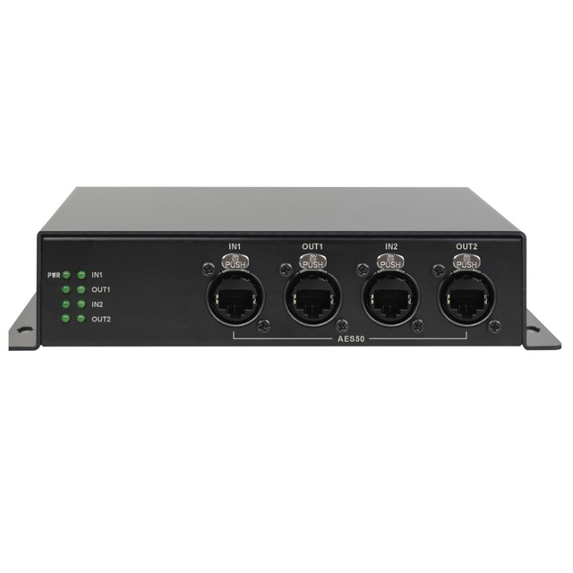 Professional 2 Channel AES50 Digital Audio Repeater Extender Signal Booster