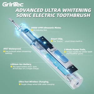 Nouvelle <span class=keywords><strong>Brosse</strong></span> à <span class=keywords><strong>Dents</strong></span> Électrique Adulte à Chargement USB Entièrement Automatique Souple Tête Rotative à 360 Degrés Certifiée IPX7 Type-C - Product Image 3
