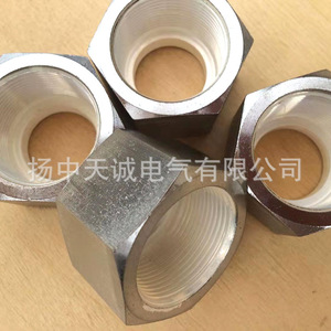 Écrous hexagonaux en acier inoxydable, filetage métrique à droite, A4-70, usinés CNC, norme GB6172.2-86, pour applications haute pression - Product Image 1