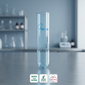 Verre borosilicate 3.3 transparent pour tubes, pour l'éducation et l'utilisation en laboratoire, personnalisable OEM - Product Image 1