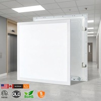 Luz de Techo Empotrada Ultrafina de Alto Brillo y Atenuable, 20W 30W 40W 50W, para Oficina, Panel LED Comercial