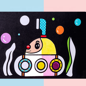 Unisex New Giấy Cát Nghệ Thuật Thiết Lập DIY Craft Vẽ Đồ Chơi Cho 5-<span class=keywords><strong>7</strong></span> Năm Tuổi Trẻ Em - Product Image 6