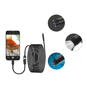 Endoscope <span class=keywords><strong>professionnel</strong></span> 8 mm 130W <span class=keywords><strong>Caméra</strong></span> HD pour connexion directe Apple IOS Outil d'inspection industrielle Module de <span class=keywords><strong>caméra</strong></span> endoscopique - Product Image 2
