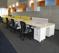 Poste de travail personnalisable à 4 places en métal de style moderne et durable pour ordinateur portable avec un design unique Assemblage facile