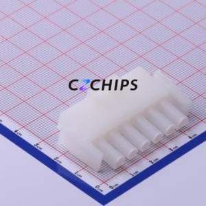 640585-1 Housing (Wire-to-Board / Wire-to-Wire) Connector 1x6P 1 6 With Latch - Product Image 2