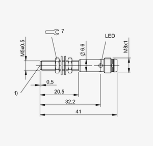 B-ALLUFF BES 516-3005-G-E5-C-S49 (BES00HF) เซ็นเซอร์ความใกล้ชิดอุปนัยใหม่และดั้งเดิมในสต็อก - Product Image 5