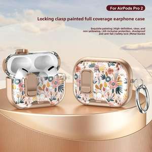 Nuevo Diseño, Funda Protectora Portátil Multifuncional de TPU+PC Rosa con Tapa Abatible y Soporte <span class=keywords><strong>para</strong></span> <span class=keywords><strong>Airpods</strong></span> Pro 3, <span class=keywords><strong>Airpods</strong></span> 4/3/2/1, Pro2 - Product Image 1