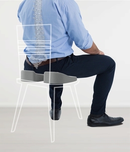Coussin de siège orthopédique confortable avec design en forme de U, noyau en mousse souple pour le bureau, la voiture, les voyages et les longues sessions de position assise - Product Image 1