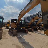 Excavatrice sur chenilles Caterpillar CAT 324D d'occasion, 24 tonnes, moteur d'origine, sans défaut, sans fuite d'huile, en stock, à vendre