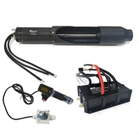 Kit Jet MTWJ10KW Max 13KW 48-84V Moteur à Jet d'Eau + ESC 300A + Télécommande/Accélérateur pour JetSki Électrique Jetboard Jetsurf