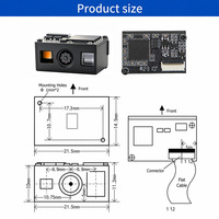 Module de scanner de codes 1D 2D Code128 QR YUANAIDC, lecteur de codes-barres CMOS intégré pour borne de commande et terminal de point de vente
