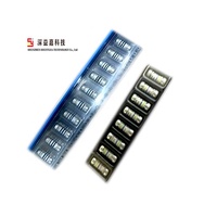 Resistencias de Tubo Cerámico Bobinadas con Alambre SMD MELF, Recubiertas de Epoxi, 0207 0309 0410 0411 2.2R 5.1R 10R, Código de Color para Luces LED