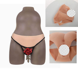 Culotte de simulation réaliste en silicone pour Drag Queen et Shemale, avec fesses artificielles et rehausseur de hanches intégré - Product Image 1