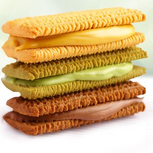 Galletas de chocolate y cacao de 70g superventas, aperitivos chinos, galletas de sándwich de Chocolate Matcha, galletas de calidad superior - Product Image 5