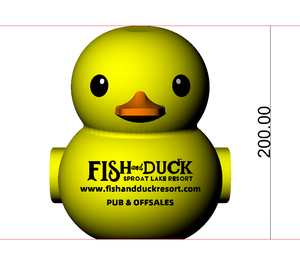 6M vịt bơm hơi khổng lồ PVC kín khí bơm hơi Vịt Vàng phim hoạt hình nổi hồ bơi Vịt bơm hơi - Product Image 2