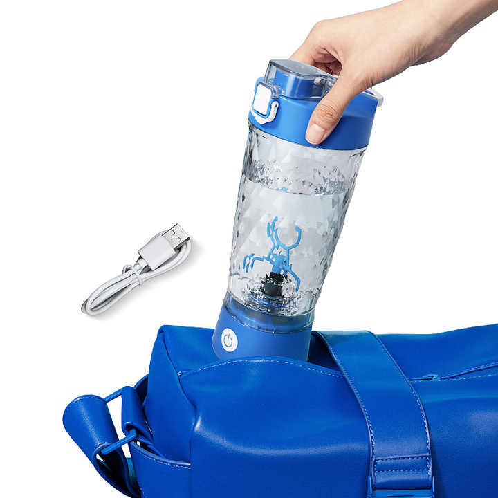 BPA libre de plástico Usb autoagitador automático Pre entrenamiento proteína coctelera eléctrica botellas de agua para gimnasio Fitness deportes