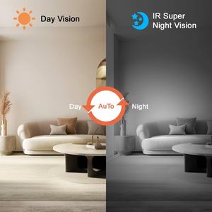 Cámara de Seguridad WIFI 1080P para el Hogar, Audio Bidireccional, Visión Nocturna, Detección de Movimiento, Visualización Remota, Micrófono Incorporado con Reloj y Altavoz - Product Image 4