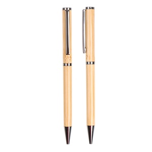 Bolígrafo Promocional Ecológico Personalizado, Cuerpo de Cobre Reciclado con Punta de Bola de Bambú, <span class=keywords><strong>OKASA</strong></span> TE758, Color de Tinta Personalizado - Product Image 1