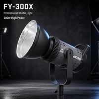 FY-300X 300W Lumière vidéo LED de qualité professionnelle pour le streaming en direct sur YouTube DMX 512 2700K-6500K Bi-couleur