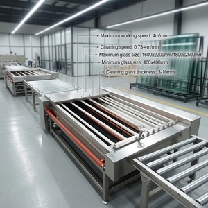 Maquinaria para Lavar y Secar Vidrio, Máquina de Procesamiento de Vidrio con Estándar CE y Sistema Eléctrico <span class=keywords><strong>Siemens</strong></span> - Product Image 4
