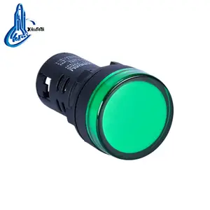 Hochwertige grüne 12V 24V 220V 16mm Panel Mount LED-Leistungs anzeige Pilot Signal leuchte Lampe AD22-16 AC